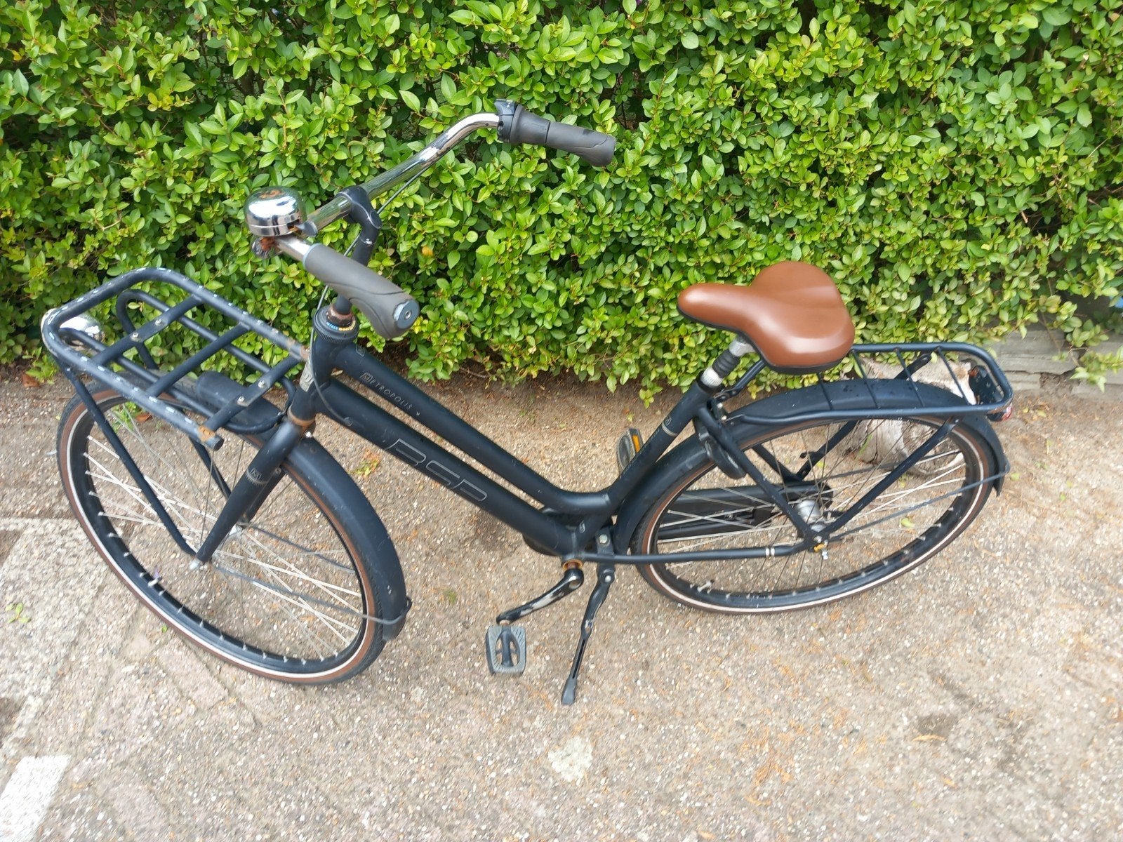 BSP Metropolis Damesfiets 28 inch Mat Zwart, Ophalen of Verzenden, Gebruikt, Overige merken, Versnellingen
