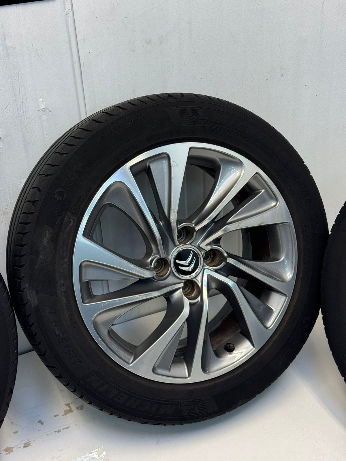 Org. Citroen DS4 bj.2011 velgenset 17 inch met zomerbanden, 17 inch, Ophalen of Verzenden, EVZ Handelsonderneming, Personenwagen
