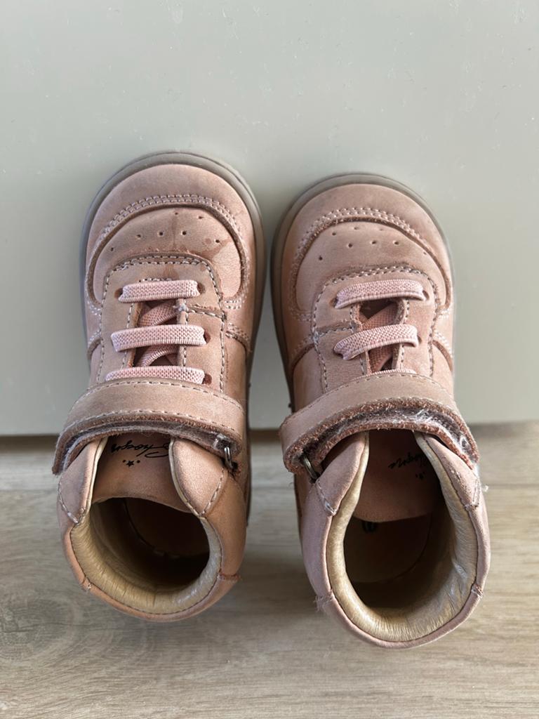 Roze Shoesme babyschoentjes maat 22, Kinderen en Baby's, Babykleding | Schoentjes en Sokjes, Ophalen of Verzenden, Zo goed als nieuw