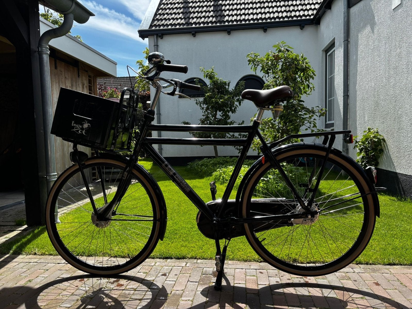 Cortina U4 Herenfiets met 7 versnellingen, Gebruikt, Versnellingen, 57 tot 61 cm, Trommelrem