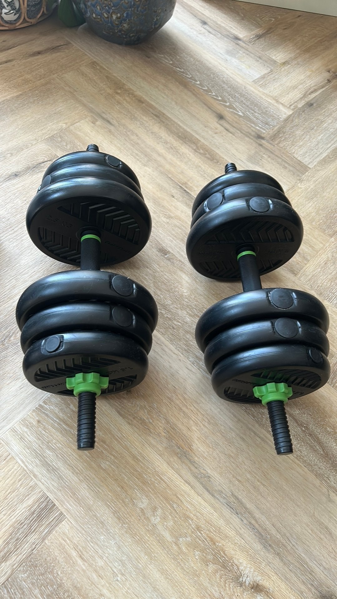 17- delig gewichten set, Ophalen, Zo goed als nieuw, Benen, Dumbbell