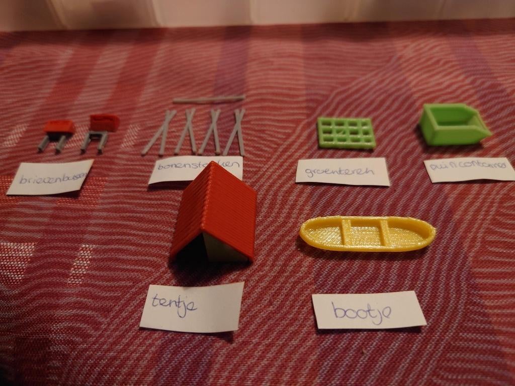 2 brievenbussen, vuilcontainer, bonenstokken, tentje, enz., Overige merken, Gelijkstroom, Overige typen, Ophalen of Verzenden