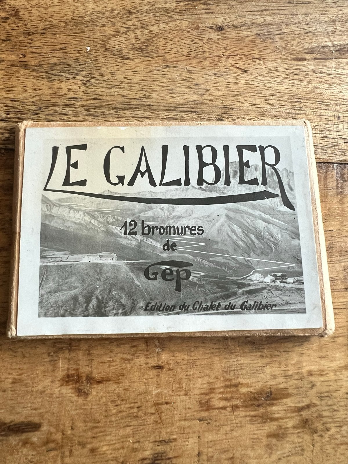 Vintage Ansichtkaartenset Col du Galibier (12 bromures), Ophalen of Verzenden, 1940 tot 1960, Ongelopen, Frankrijk