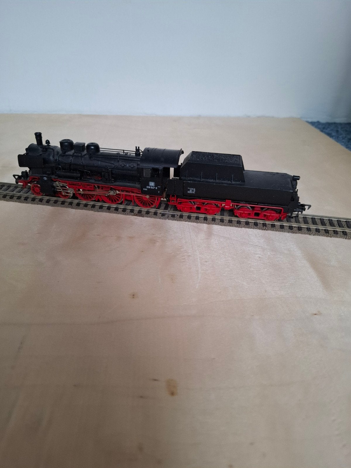 Märklin Stoomlocomotief DB 038 547-6 met tender, Wisselstroom, Gebruikt, Locomotief, Ophalen of Verzenden