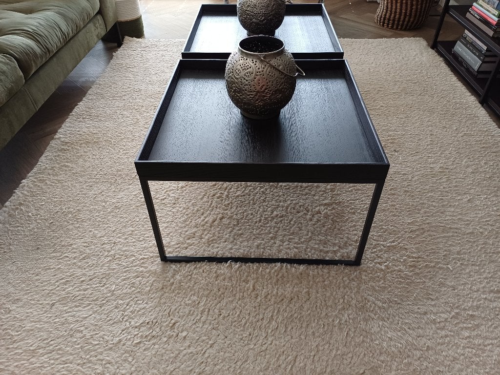Vloerkleed, Berber, wolwit, 250 x 200, Ophalen, Gebruikt, 200 cm of meer, 200 cm of meer