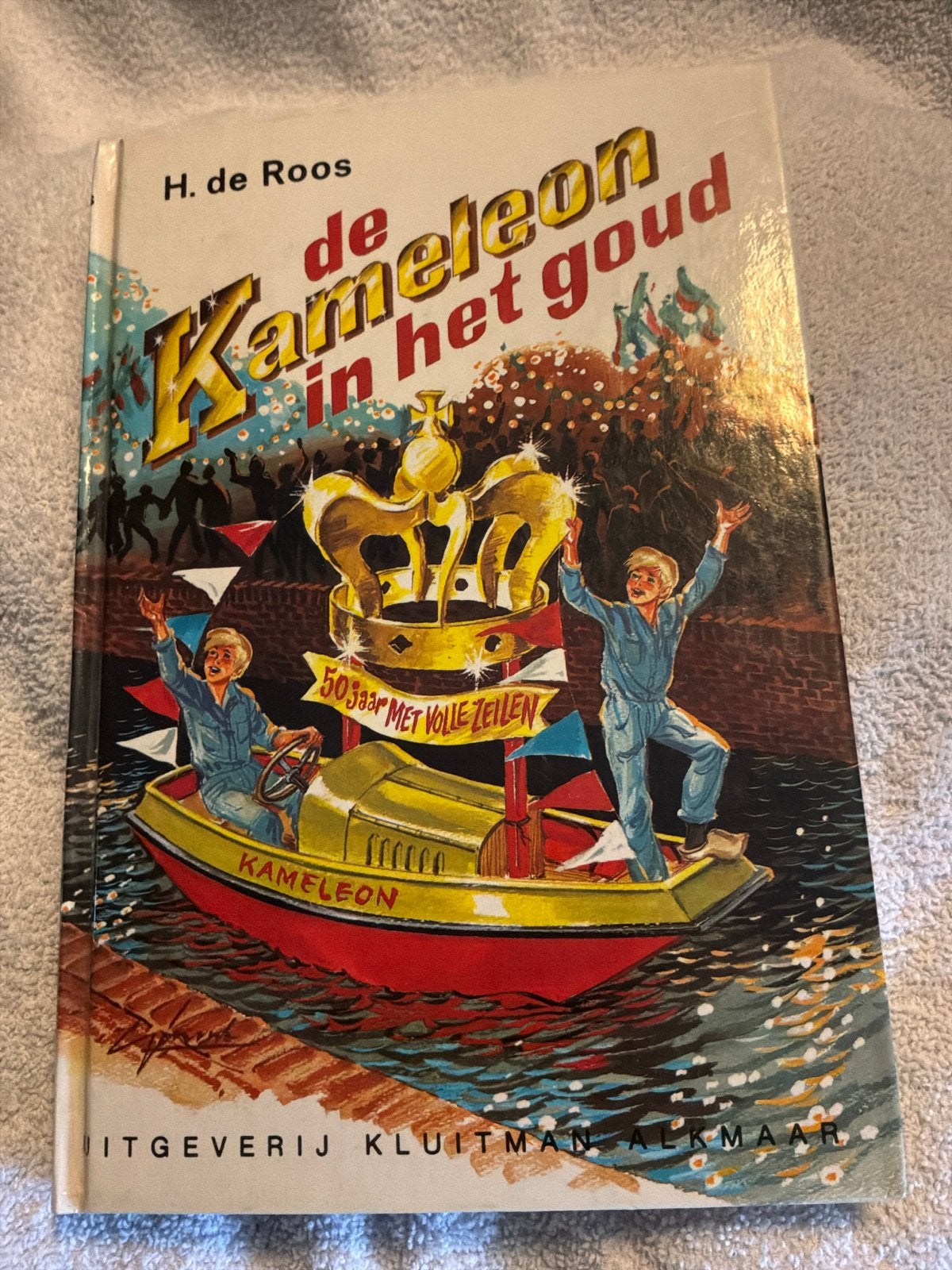 De Kameleon in het Goud - H. de Roos (50 jaar editie), Ophalen, Gelezen, Fictie algemeen