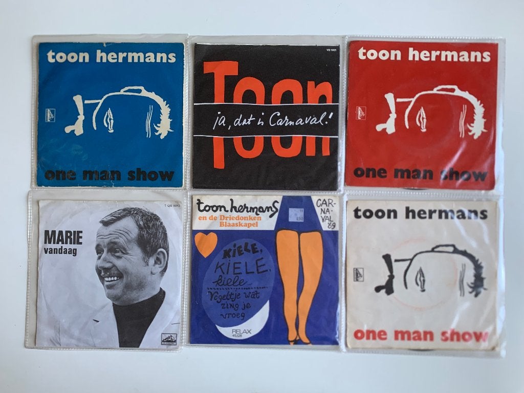 30 vinyl singles NL-talig, Cd's en Dvd's, Vinyl Singles, Gebruikt, Pop, Overige typen, Beschermende buitenhoes, 7 inch, Ophalen of Verzenden