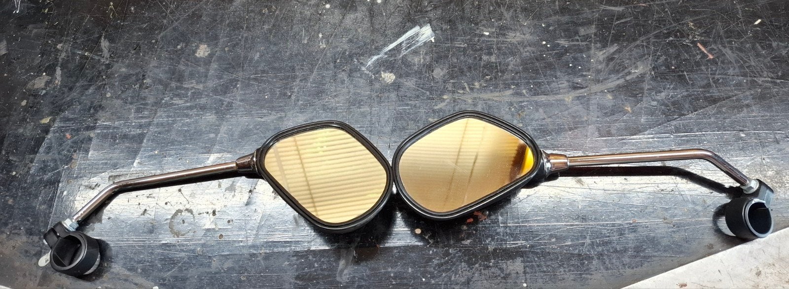 spiegeltje voor op de fiets, Ophalen