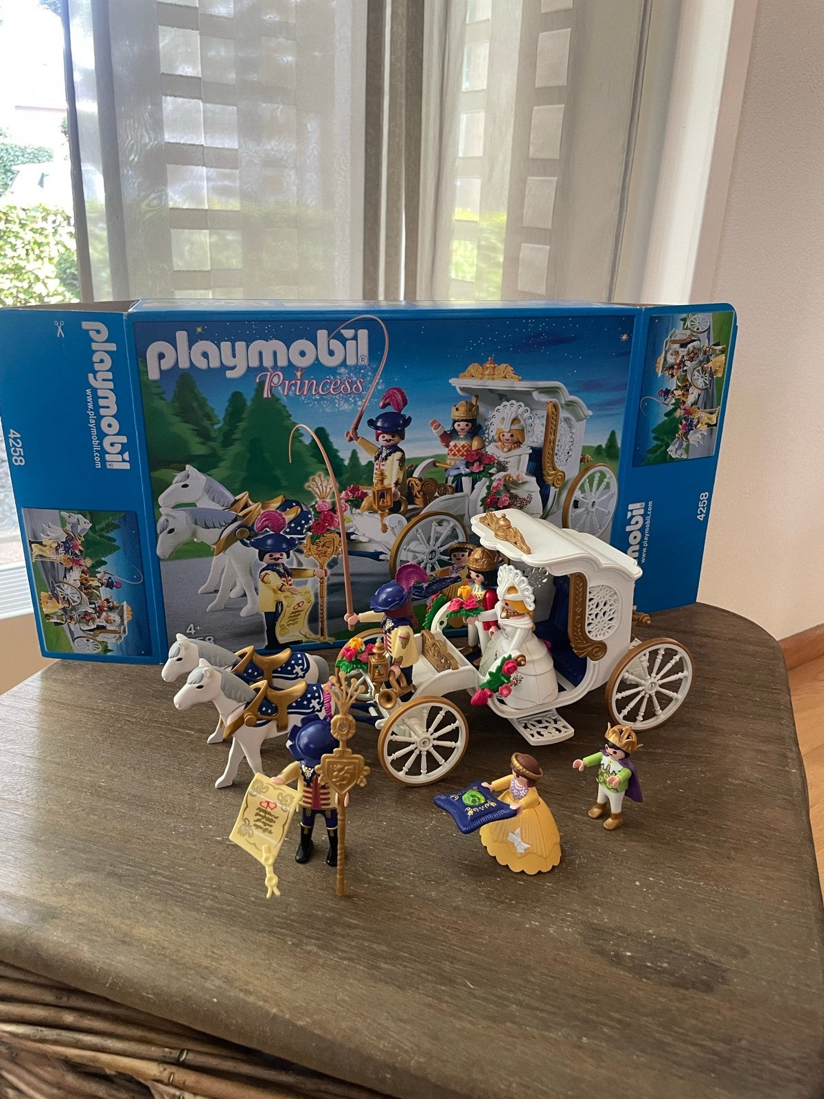Playmobil Princess 4258 Koninklijke Bruiloft Koets, Complete set, Voertuig, Ophalen of Verzenden, Zo goed als nieuw