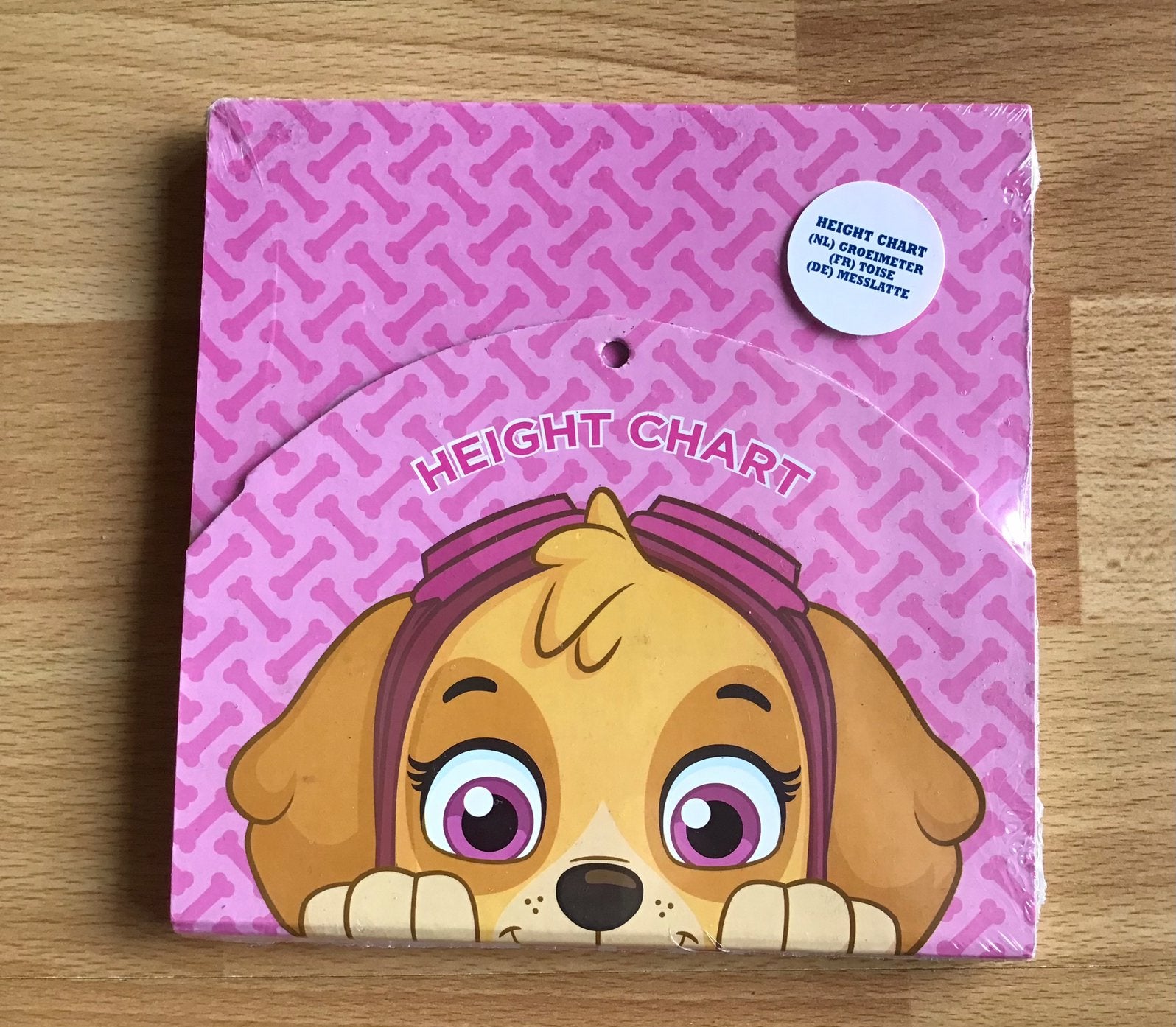 Paw Patrol roze groeimeter 60-150 cm (nieuw) Skye, Kinderen en Baby's, Nieuw, Ophalen of Verzenden, Wanddecoratie, Ophangbaar