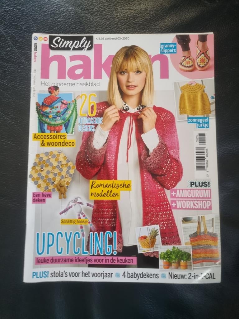 Simply Haken magazine april/mei 3/ 2020, Verzenden, Haken, Patroon of Boek