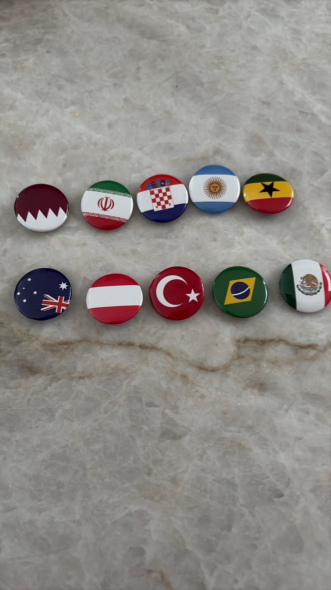 Dekamarkt actie buttons, Ophalen of Verzenden, Zo goed als nieuw, Overige kleuren