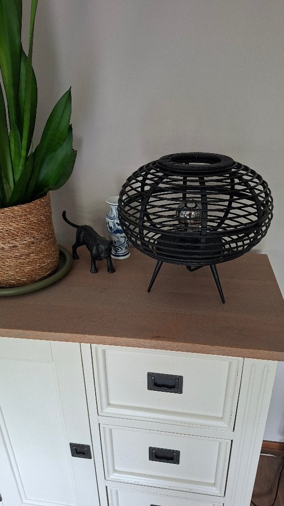 Staande lamp, Huis en Inrichting, Ophalen, Overige materialen, E27 (groot), Zo goed als nieuw