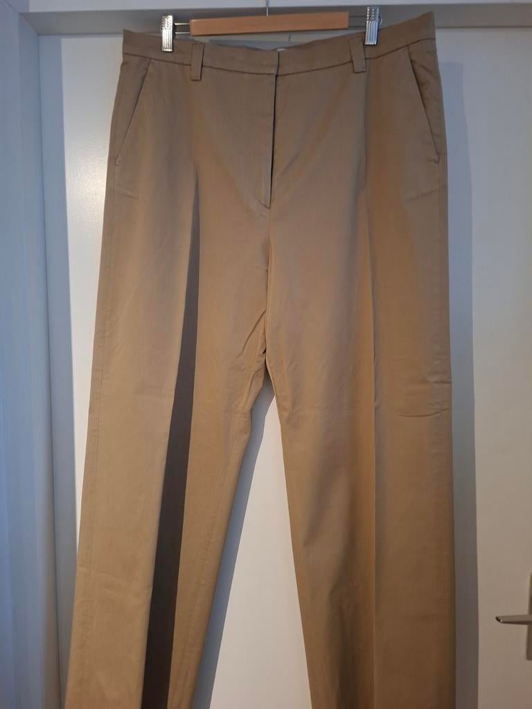 Zenggi bruine glans katoen broek xxl, Kleding | Dames, Broeken en Pantalons, Zenggi, Bruin, Verzenden, Maat 46/48 (XL) of groter