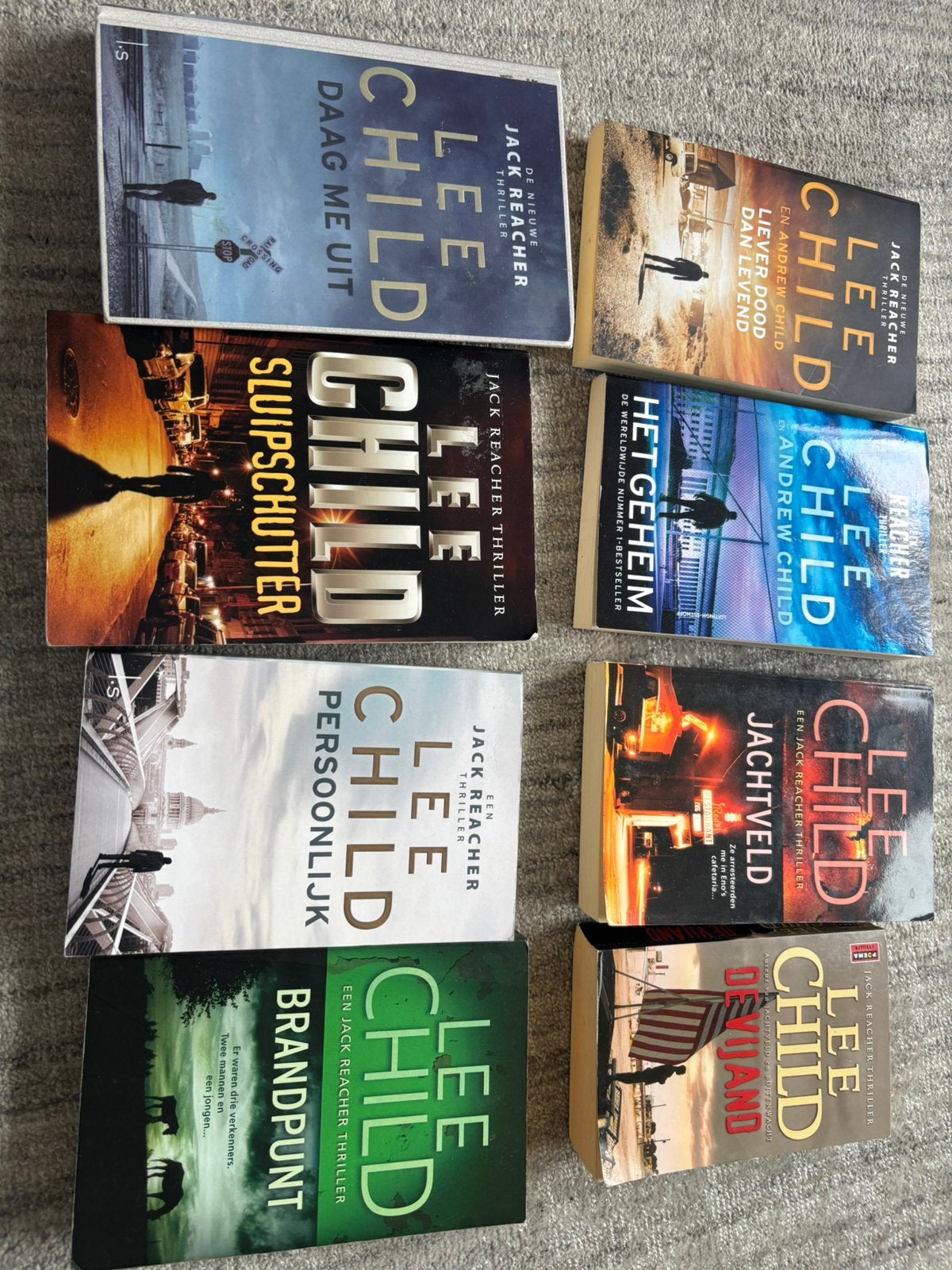 Lee Child, Ophalen, Gelezen