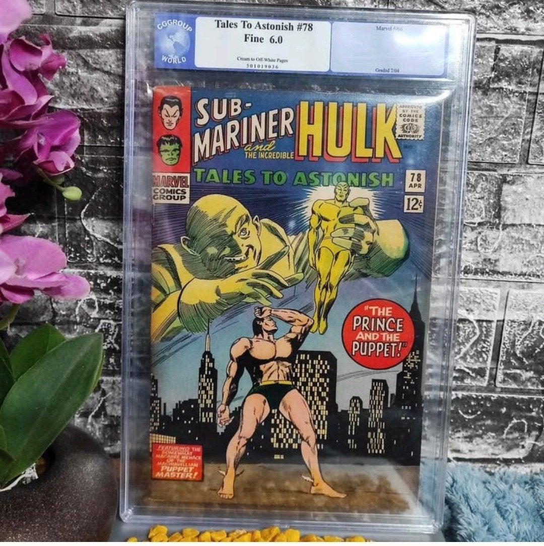 Tales to Astonish #78 (1966) - Sub-Mariner & Hulk, Eén stripboek, Ophalen of Verzenden, Gelezen, Stan Lee, Jack Kirby