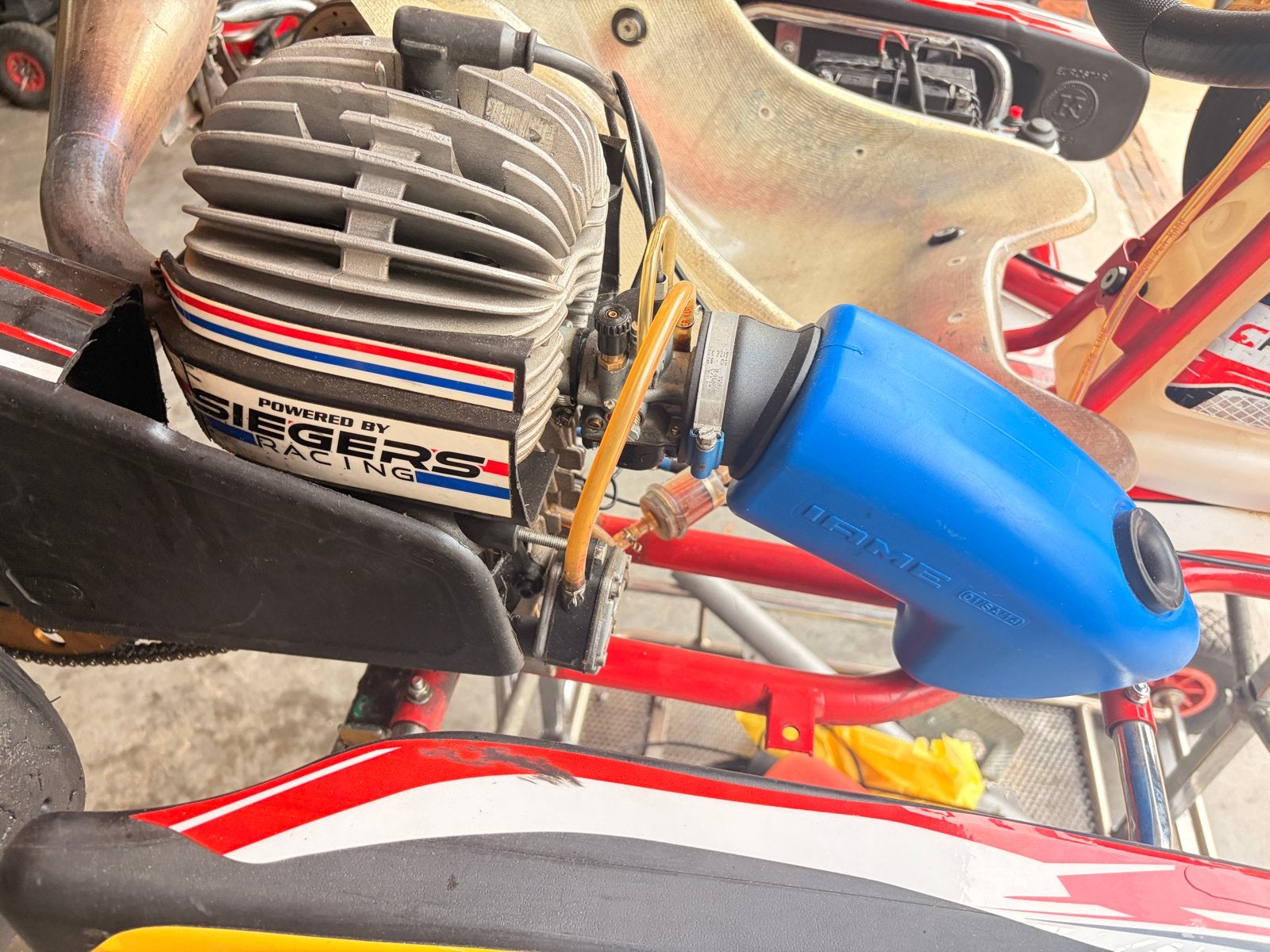 Tm 60 cc getuned door Siegers! Lopend te zien!, Ophalen, Gebruikt, Onderdelen Kart