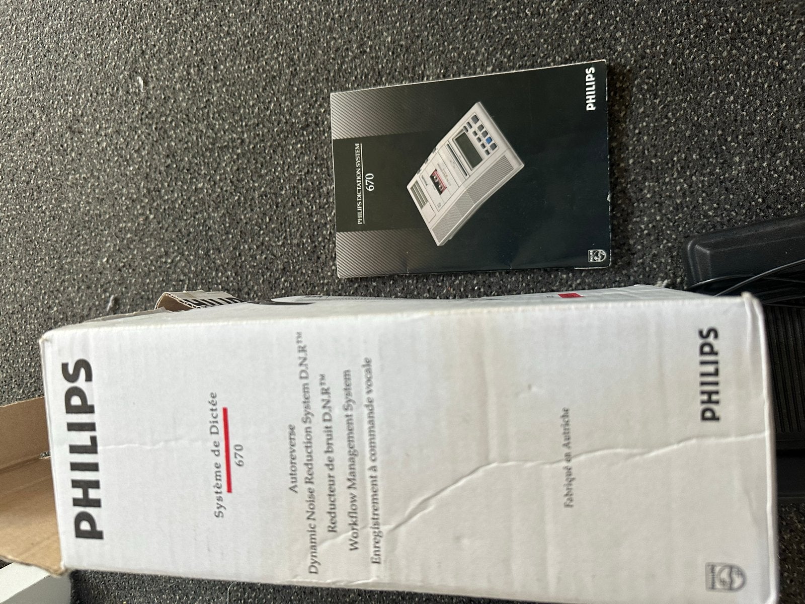 Philips Professioneel Dicteerapparaat met Toebehoren, Ophalen of Verzenden, Gebruikt