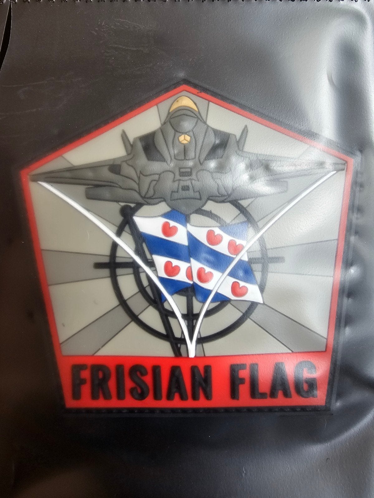 frisian flag pvc, Verzamelen, Ophalen of Verzenden, Zo goed als nieuw, Patch, Badge of Embleem