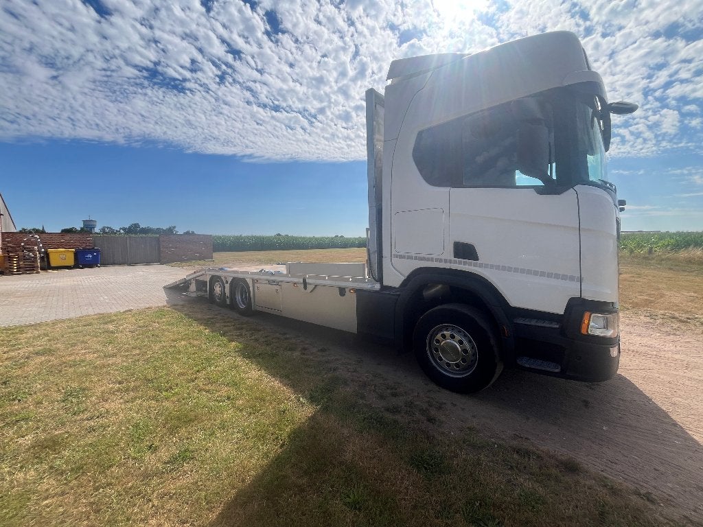 Scania R450 oprijwagen, New tacho, Navi, Pompset diesel, ACC, Auto's, Automaat, Stof, Euro 6, Scania