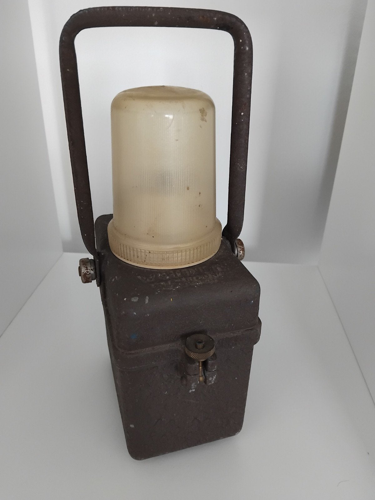 Vintage "Wonder" seinlamp Franse spoorwegen, Ophalen of Verzenden