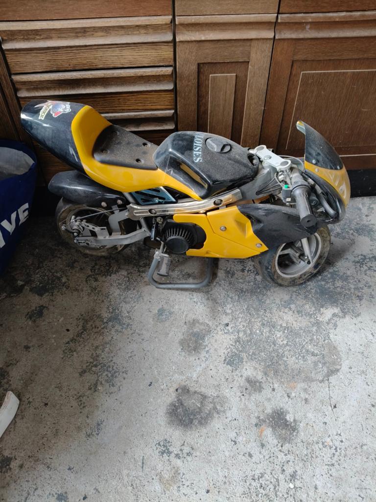 Minibike, Ophalen