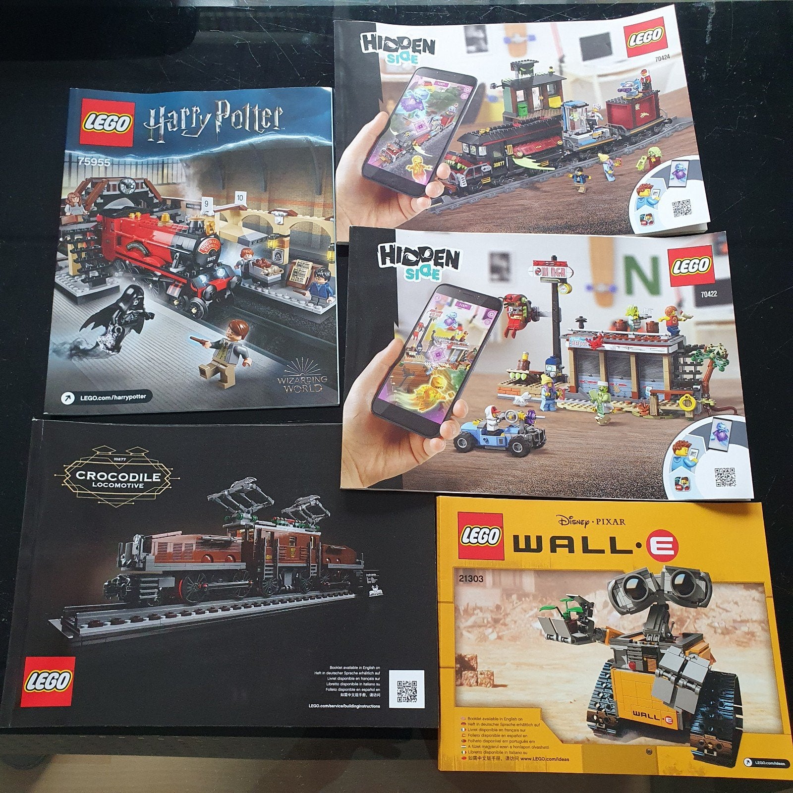 5 lego bouwboeken 75955 10277 21303 70422 70424, Ophalen of Verzenden, Gebruikt, Overige typen, Lego