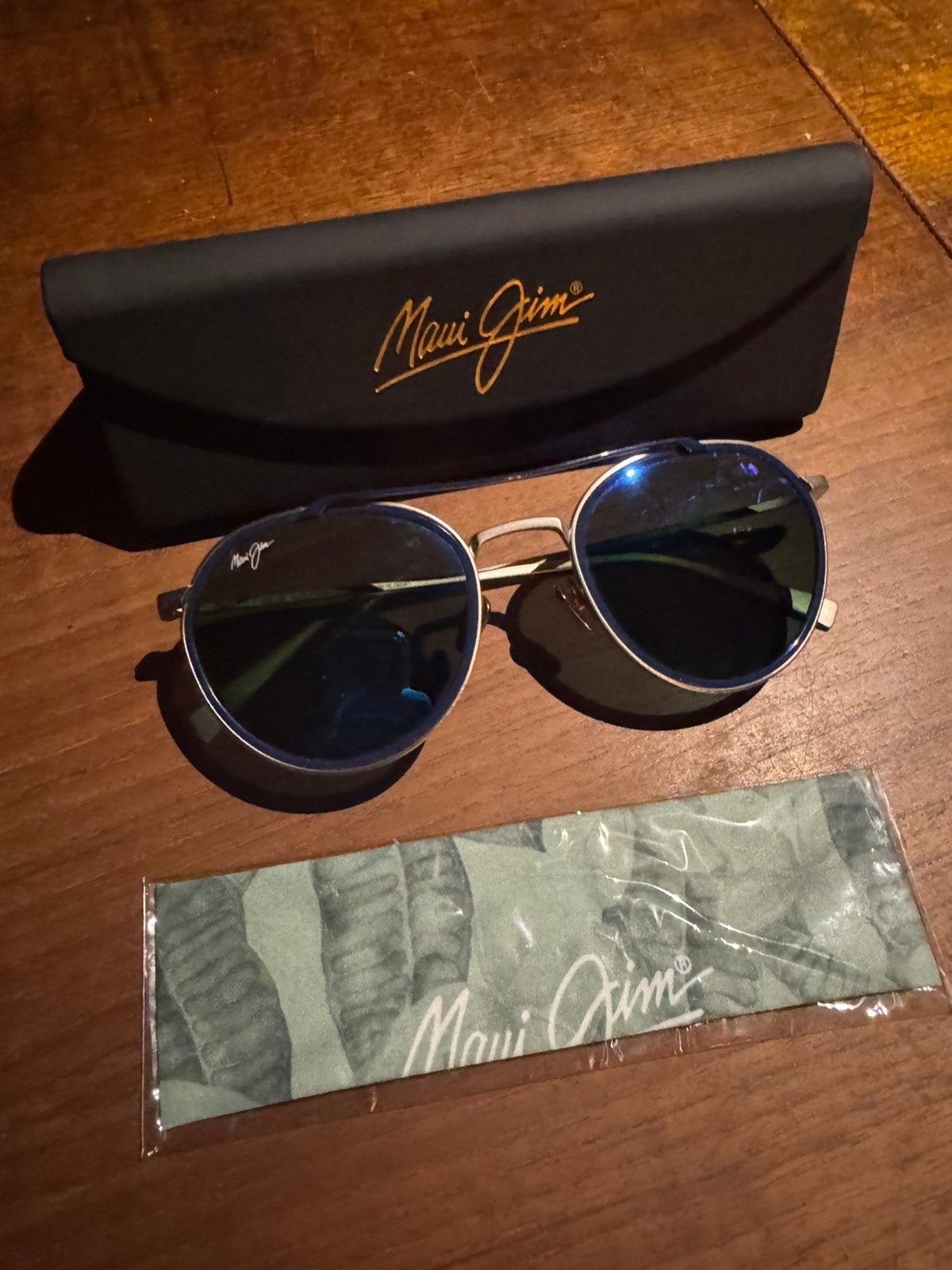Nieuwe Maui Jim Bowline MJ557-17M Titanium Polarized, Ophalen of Verzenden, Nieuw, Bril, Overige merken