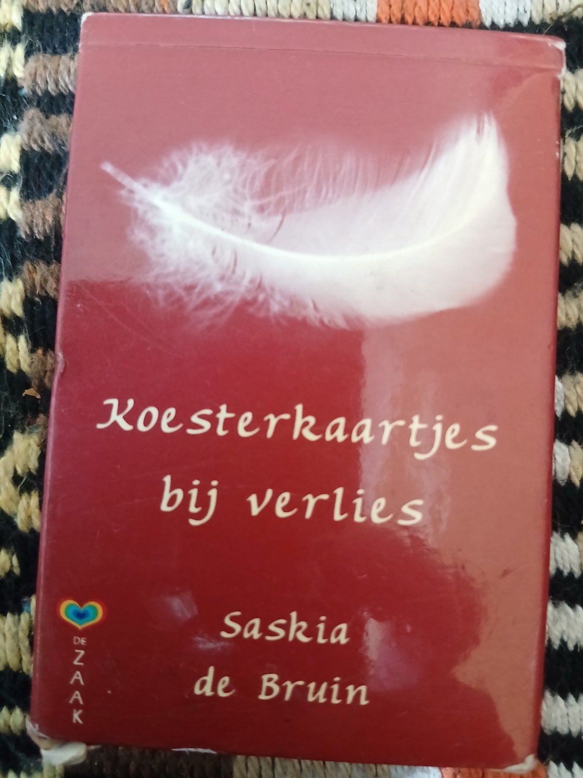Koesterkaartjes bij verlies - Saskia de Bruin, Ophalen of Verzenden, Zo goed als nieuw, Overige typen