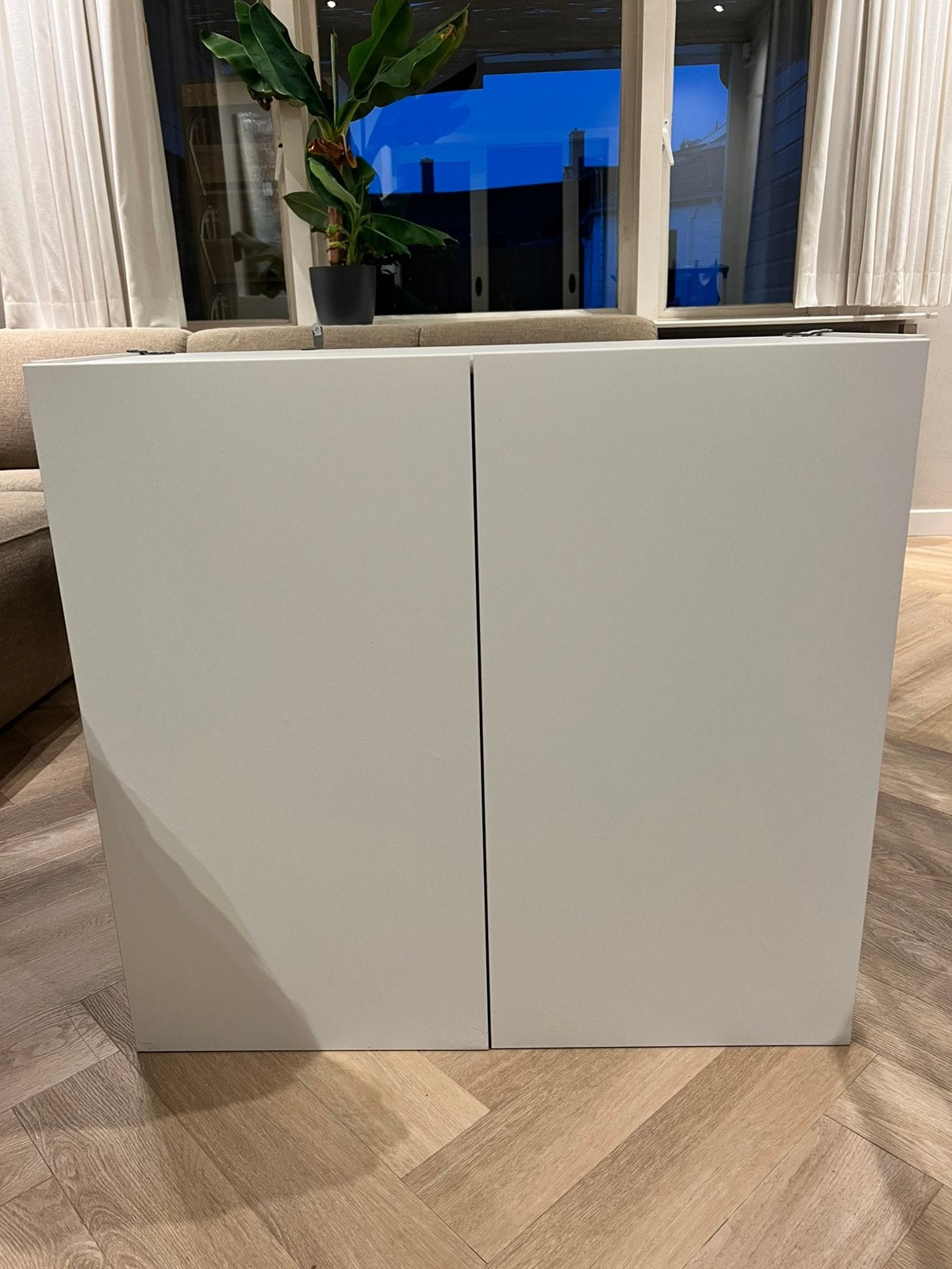 IKEA ENHET bovenkast/wandkast/opbergkast 80cm wit – 2 deuren, Ophalen, Zo goed als nieuw, Minder dan 150 cm, Minder dan 100 cm