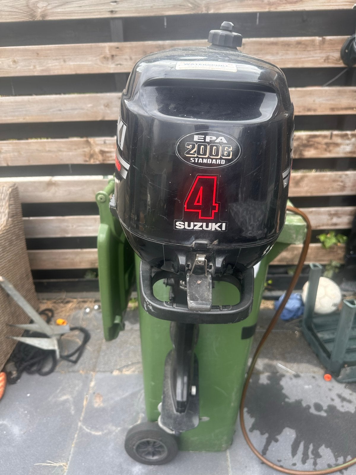 Suzuki 4pk buitenboordmotor met 12 liter tank, Watersport en Boten, Ophalen, Gebruikt, Minder dan 5 pk, Viertaktmotor