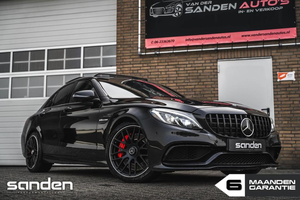 Mercedes C-klasse AMG C63s 511pk|Pano|HUD|360cam|Memory|ACC, Automaat, Achterwielaandrijving, 510 pk, Automatische klimaatregeling