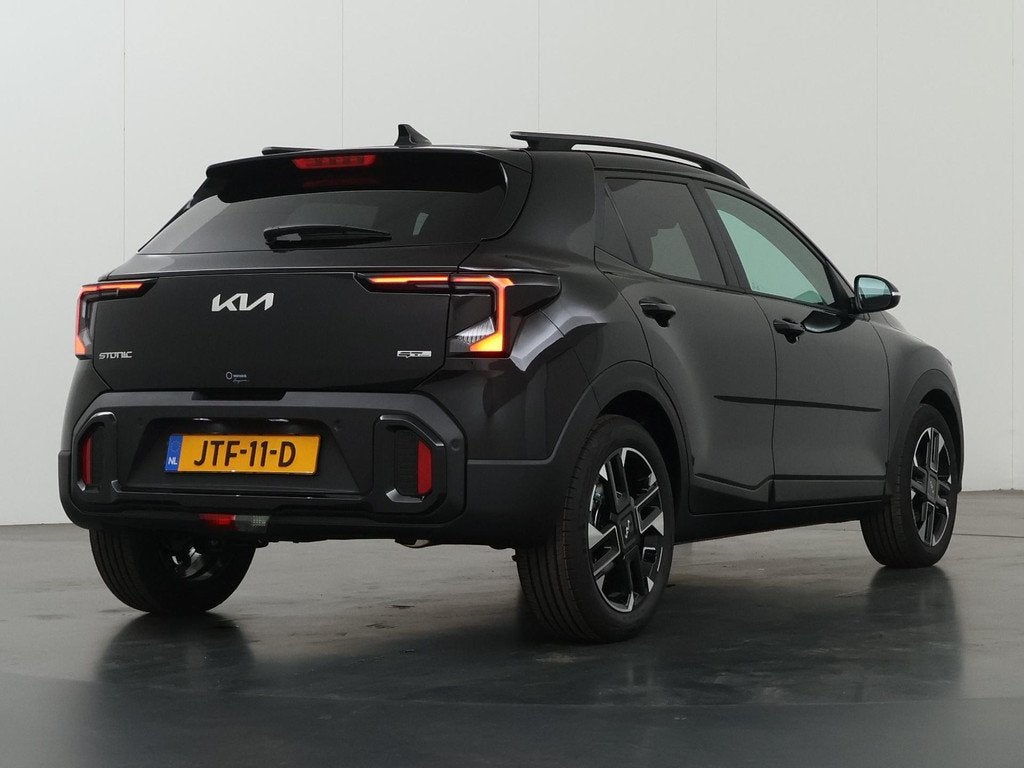 Kia Stonic 1.0 T-GDi MHEV GT-Line | Panoramaschuifdak | Dode, Auto's, Kia, Voorwielaandrijving, 450 kg, Euro 6, Zwart
