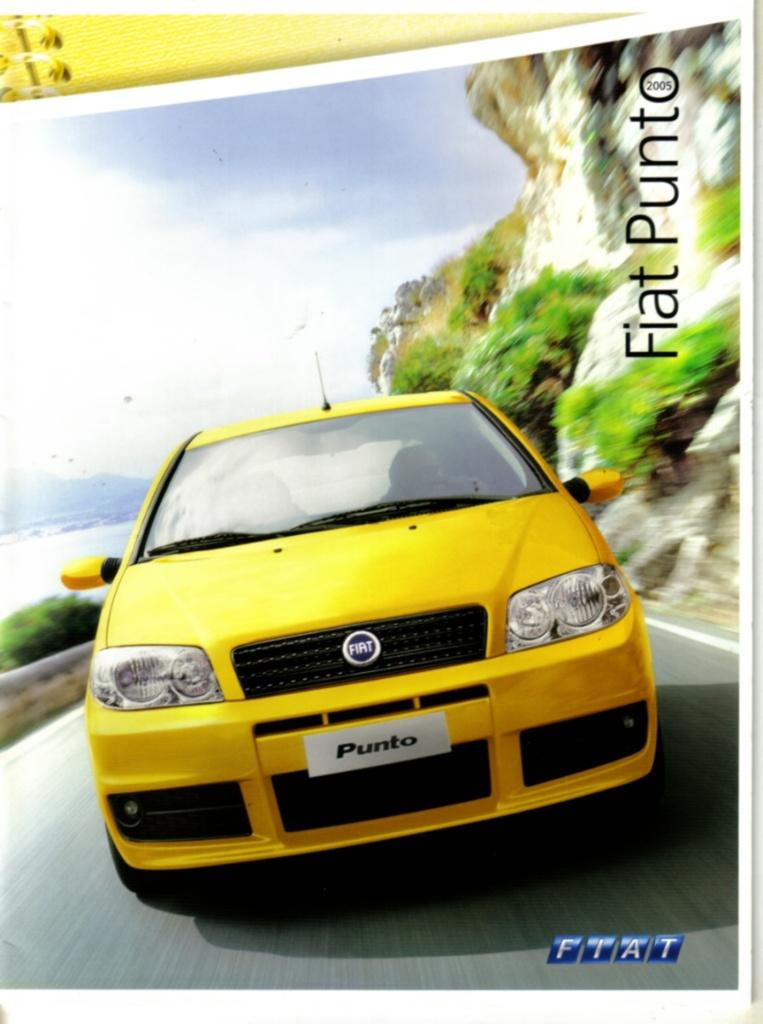 Folder Fiat Punto 2005, Ophalen of Verzenden, Gelezen, Overige merken