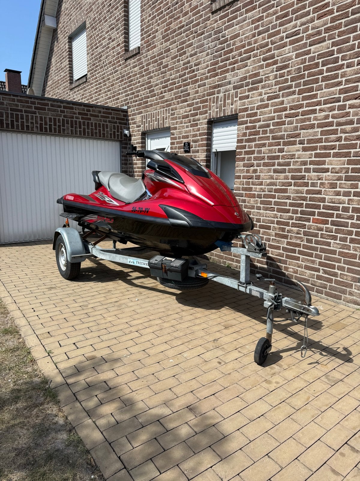 Yamaha FX SHO 2009 met 208 uur en nette trailer, Ophalen of Verzenden, Gebruikt, Benzine, 200 pk of meer