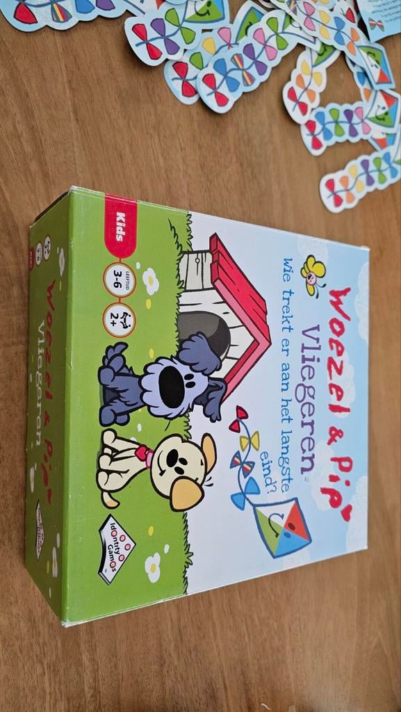 Woezel en pip spel vliegeren, Ophalen