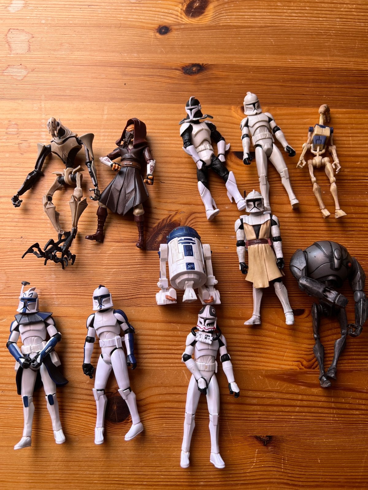 Starwars figuurtjes, Verzenden, Zo goed als nieuw, 1:50 of kleiner