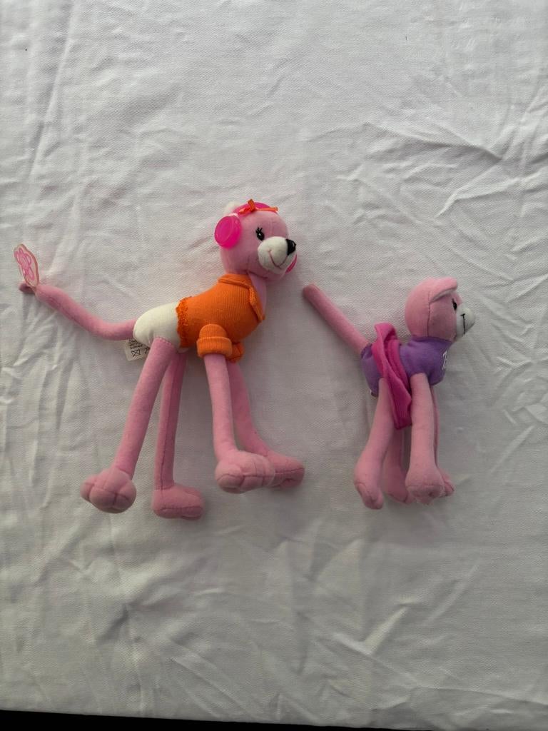 Barbie knuffels - grote kat en kleine roze kat mattel!, Overige merken, Overige karakters, Overige typen, Ophalen of Verzenden