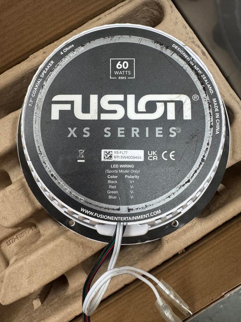 Fusion XS Series 60 Watt Coaxiale Luidspreker, Ophalen of Verzenden, Zo goed als nieuw, Motor en Techniek