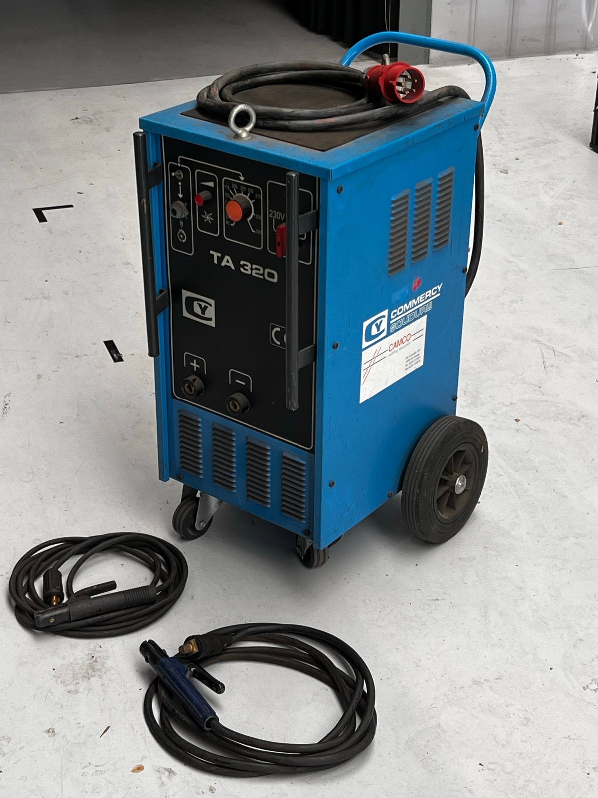 Professioneel Elektroden Lasapparaat Commecy TA 320, Ophalen, Gebruikt, 250 ampère of meer, Elektroden