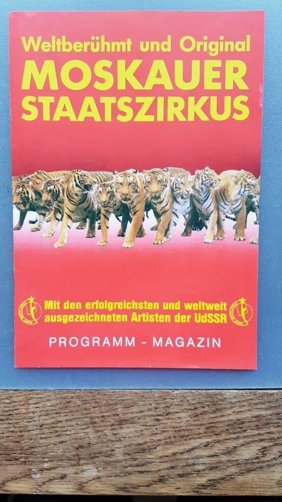 Circus Williams-Althoff/ Moskauer Staatszirkus/Bocholt Dld., Ophalen of Verzenden, Zo goed als nieuw