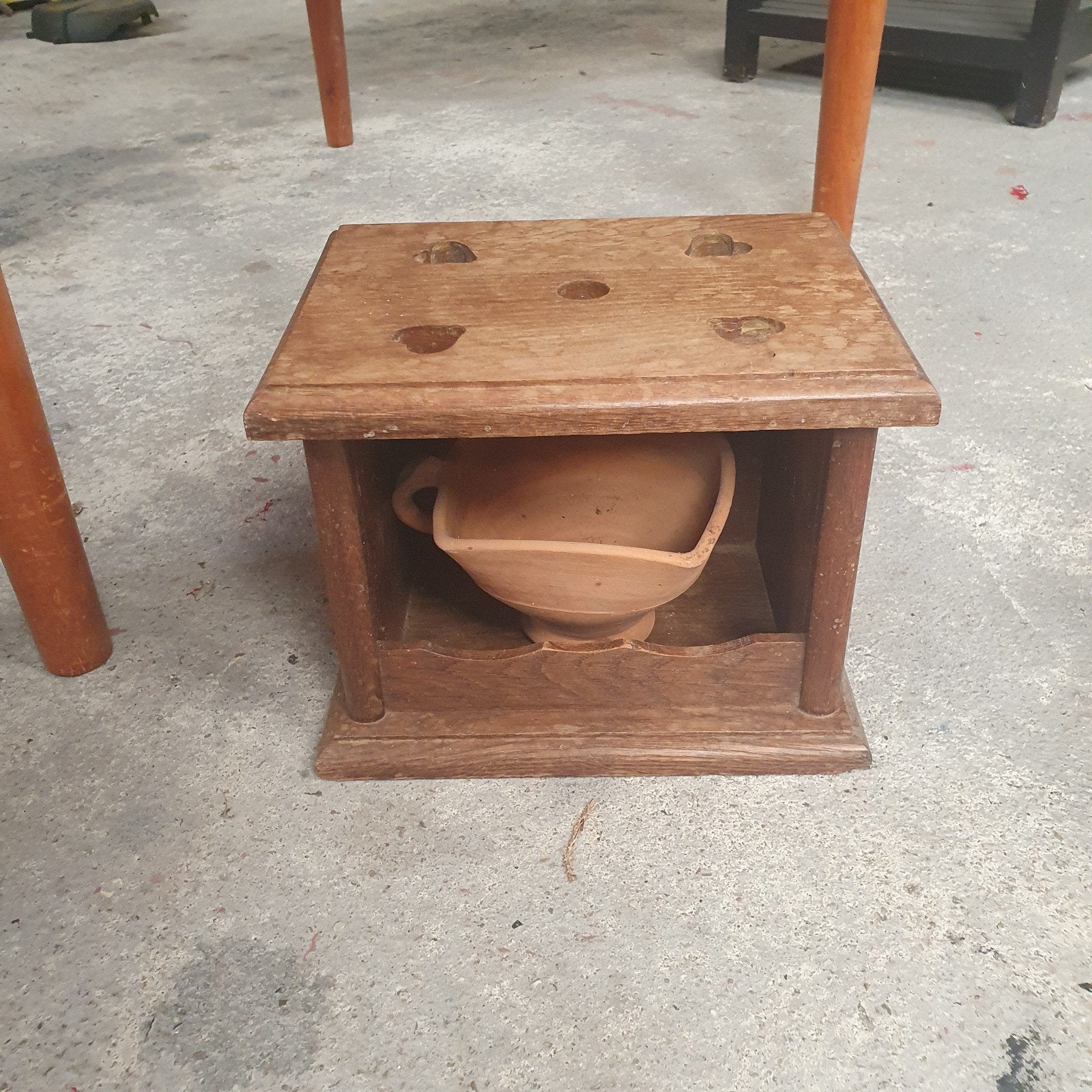 Stoof met vuurtest, Ophalen