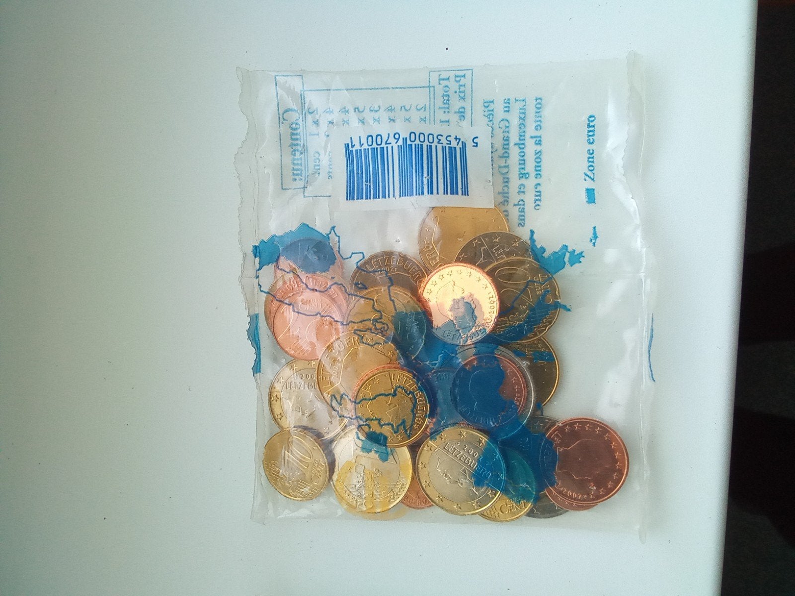 eerste uitgave Euro setje Nederland en Luxemburg, Postzegels en Munten, Ophalen, Luxemburg, Overige waardes, Setje