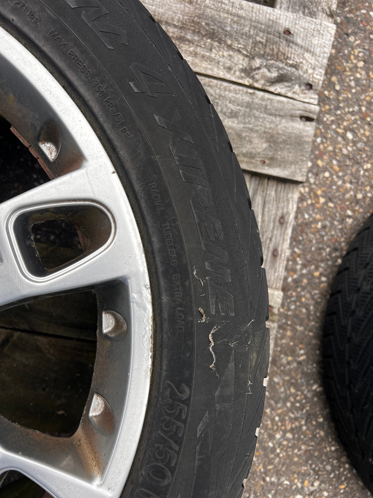 Overfinch Velgen met Banden voor Land Rover Range Rover, Auto-onderdelen, Banden en Velgen, Ophalen, Gebruikt, 255 mm, Banden en Velgen