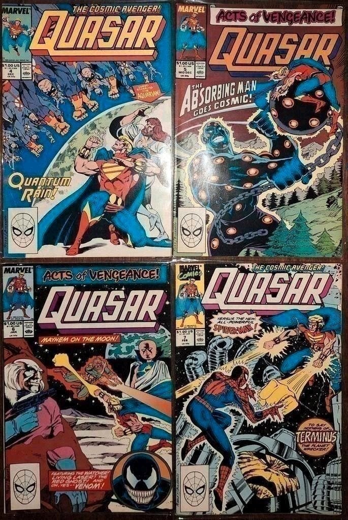 4x Quasar •  4 5 6 7  •  Marvel, Verzenden