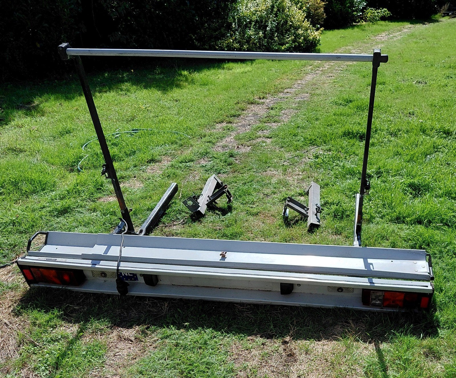 SAWIKO Mikro scooter-drager met oprij goot voor camper, Caravans en Kamperen, Ophalen of Verzenden, Gebruikt