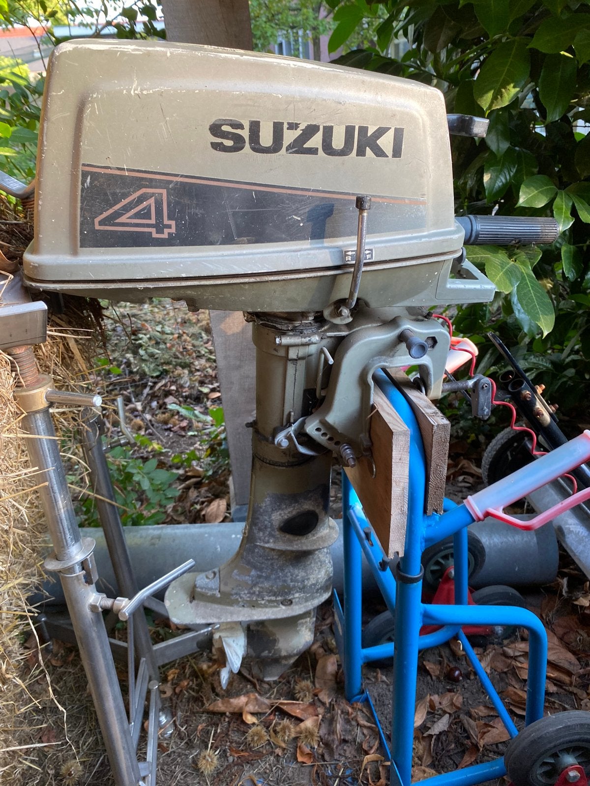 4pk suzuki buitenboordmotor, Watersport en Boten, Ophalen, Gebruikt