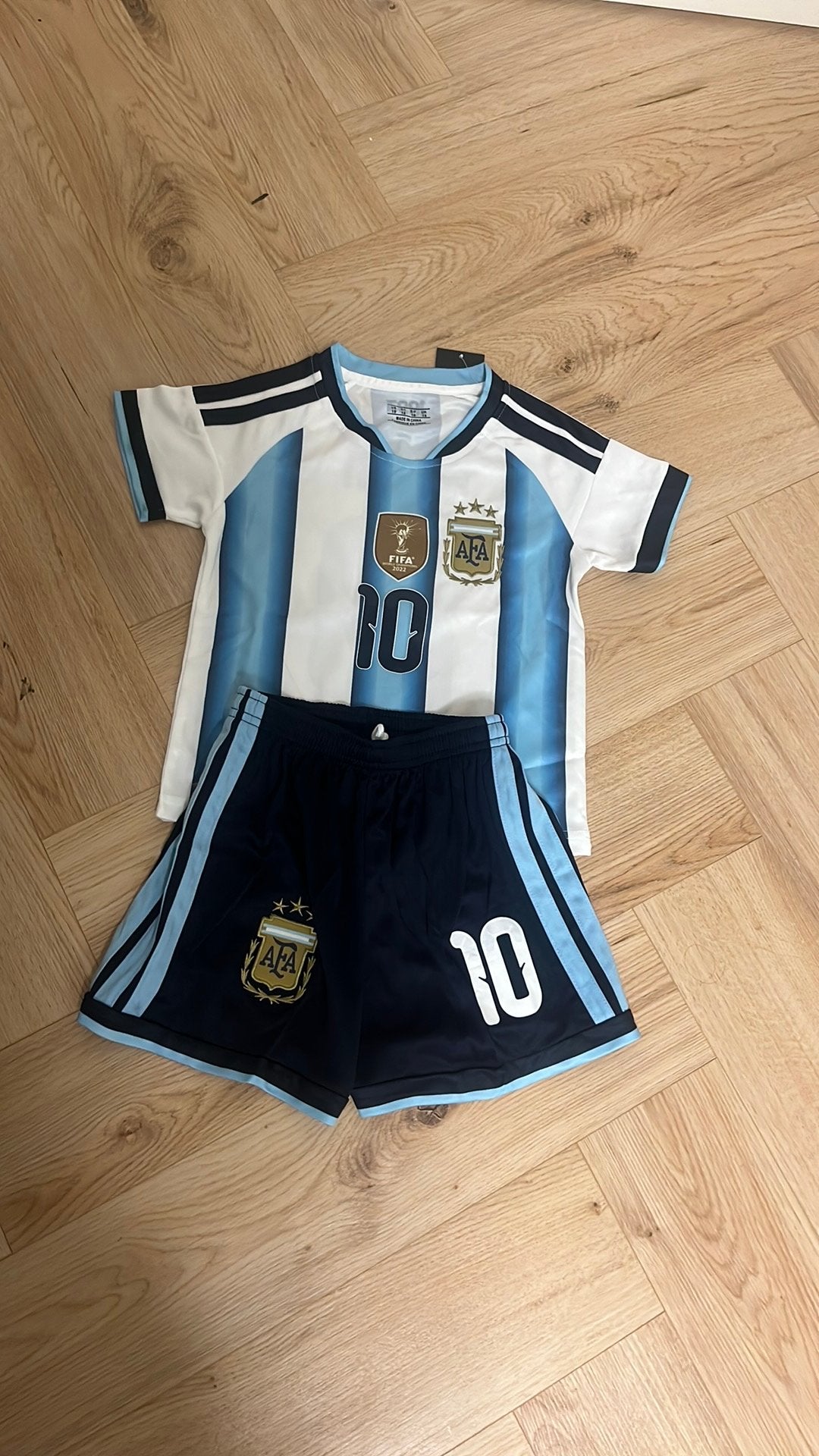 Messi voetbal set, Maat XS of kleiner, Ophalen of Verzenden, Zo goed als nieuw