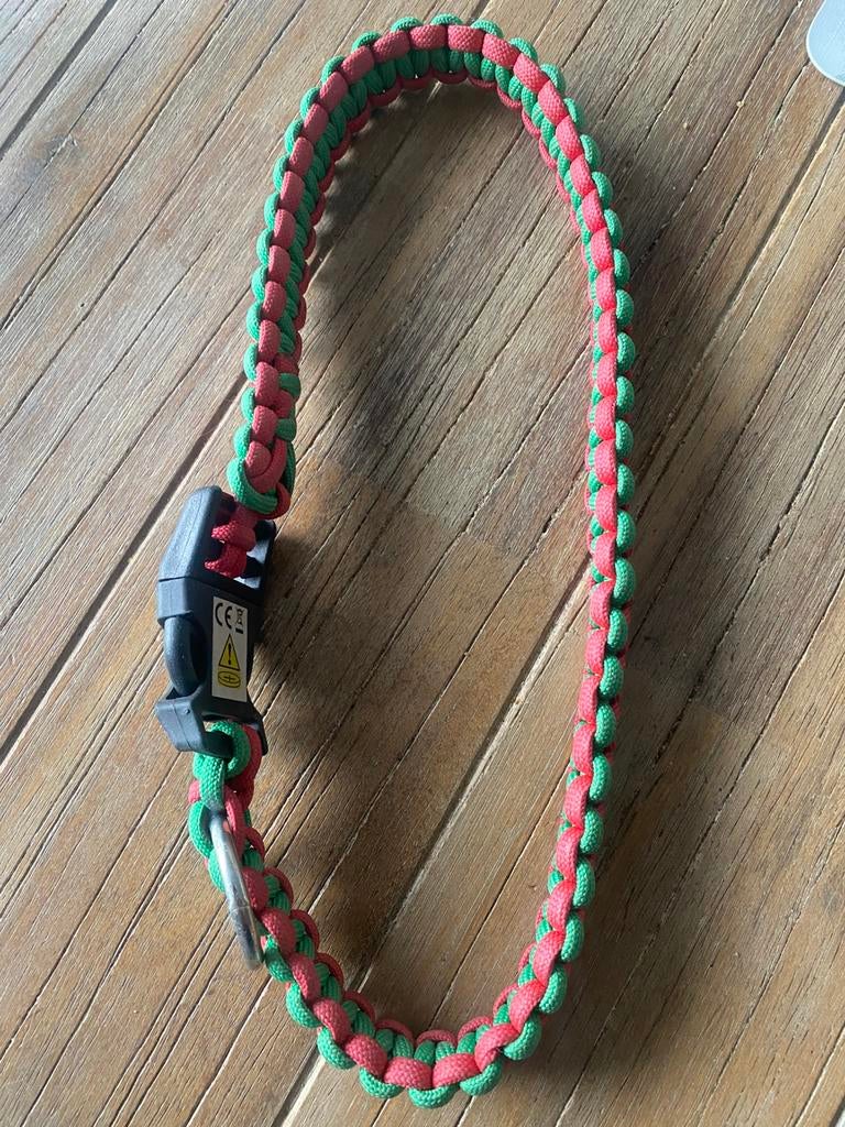 Zelfgeknoopte halsband, Ophalen of Verzenden, Handgemaakt, Nieuw