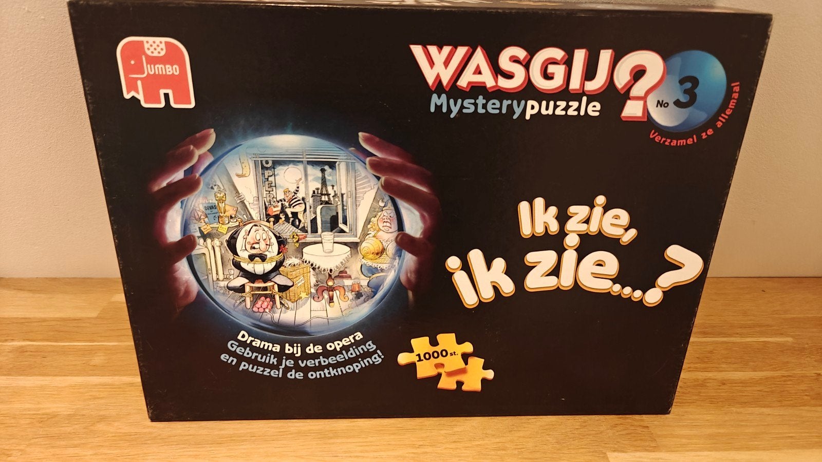 Wasgij Retro Mystery 3 - Drama bij de opera! (1000 stukjes), Ophalen of Verzenden, 500 t/m 1500 stukjes